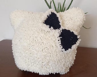Handmade Crochet Cat Ear Beanie: Knit Cat Hat