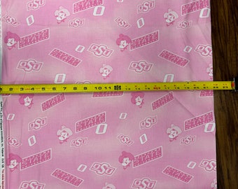 OSU fabric Pink per yard