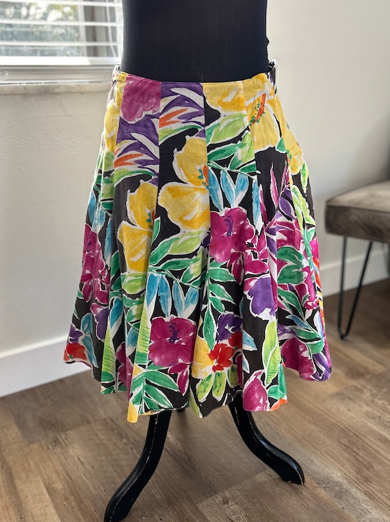 90s Ralph Lauren Floral Skirt