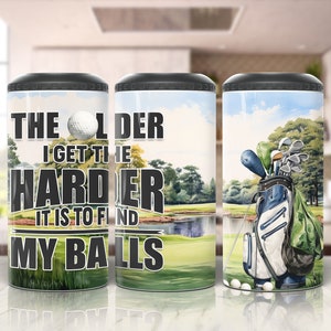 4in1 Golf Can Cooler Wrap 4in1 Can Cooler Sublimation Designs Can Cooler Tumbler Wrap Can Cooler Png Funny Golf Digital File