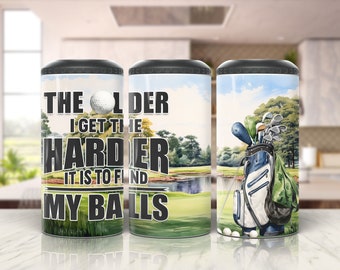 4in1 Golf Can Cooler Wrap 4in1 Can Cooler Sublimation Designs Can Cooler Tumbler Wrap Can Cooler Png Funny Golf Digital File