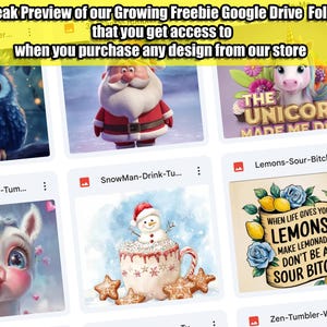 a screen shot of a bunch of animated christmas cards