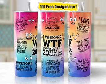 Sarcastic Tumbler Wrap Design png Seamless Tumbler Wrap Sarcastic Quotes Funny Tumbler Sublimation Design Digital Download File