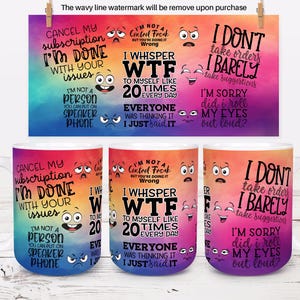 Funny Sarcastic Quotes Mug Wrap 11oz and 15oz Sarcastic Quote Mug Wrap Sublimation Design Work Mug PNG Template Digital Download File