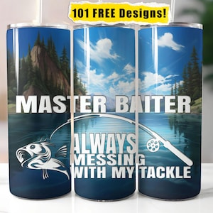 Funny Fishing Tumbler Wrap Fishing Slogan 20 oz Skinny Tumbler Sublimation Design Fisherman Tumblerwrap Digital Download PNG DIGITAL ONLY