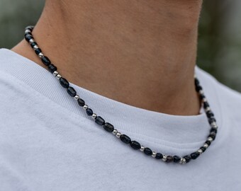 Perlenkette Männer, pearl chain necklace, Perlenkette, Süsswasserperlen Halskette, Perlenkette Herren, Weihnachten, Unisex Perlenkette