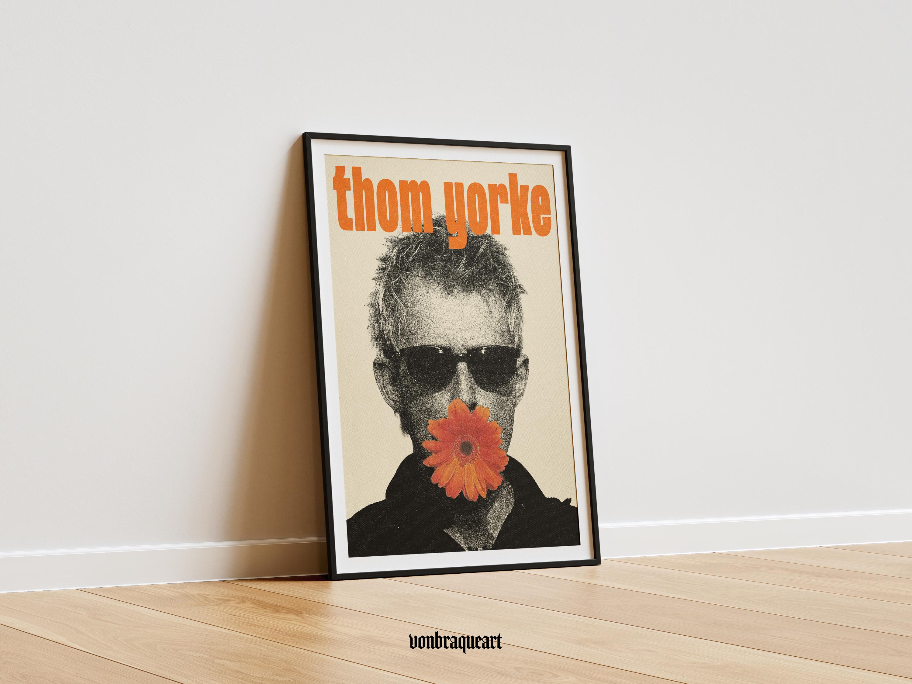Thom Yorke Poster: Radiohead Inspired Wall Art (digital Download