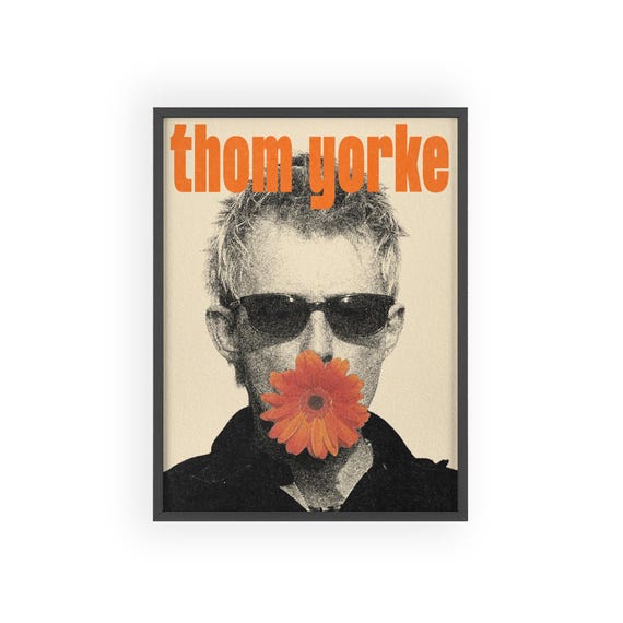 Thom Yorke Poster: Radiohead Inspired Wall Art (digital Download
