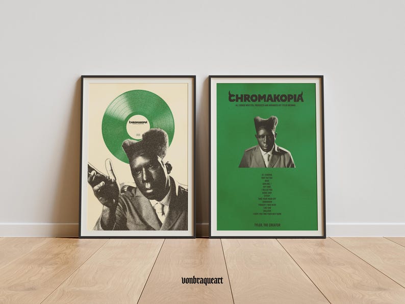 Tyler, the Creator Set of 3 Posters Chromakopia Poster CHROMAKOPIA Wall Art Prints High Quality