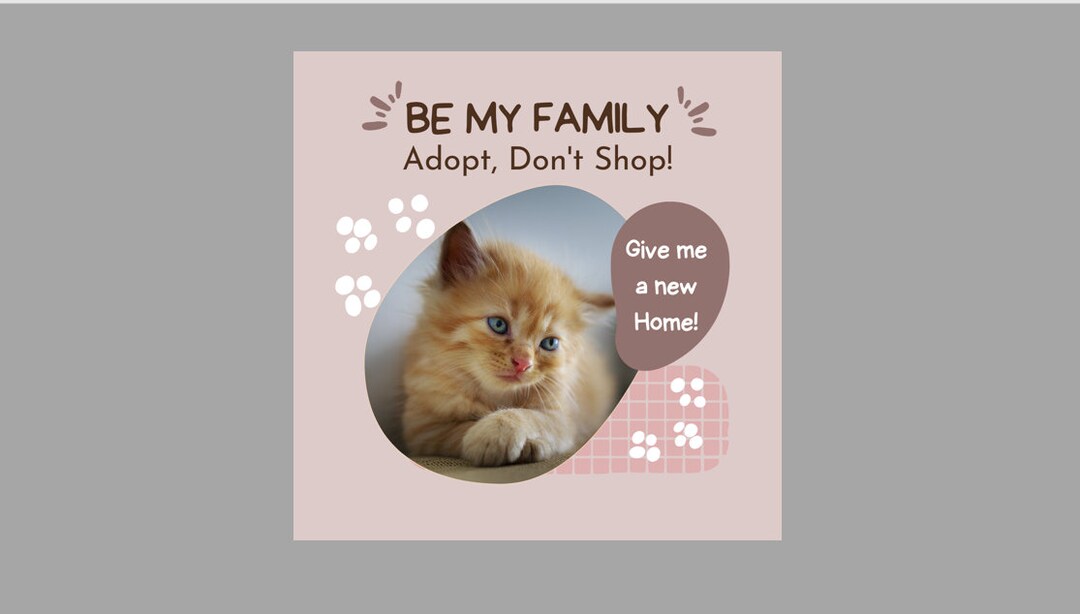 Adopt, Don't Shop | High-quality PNG Image With Life-saving Message ...