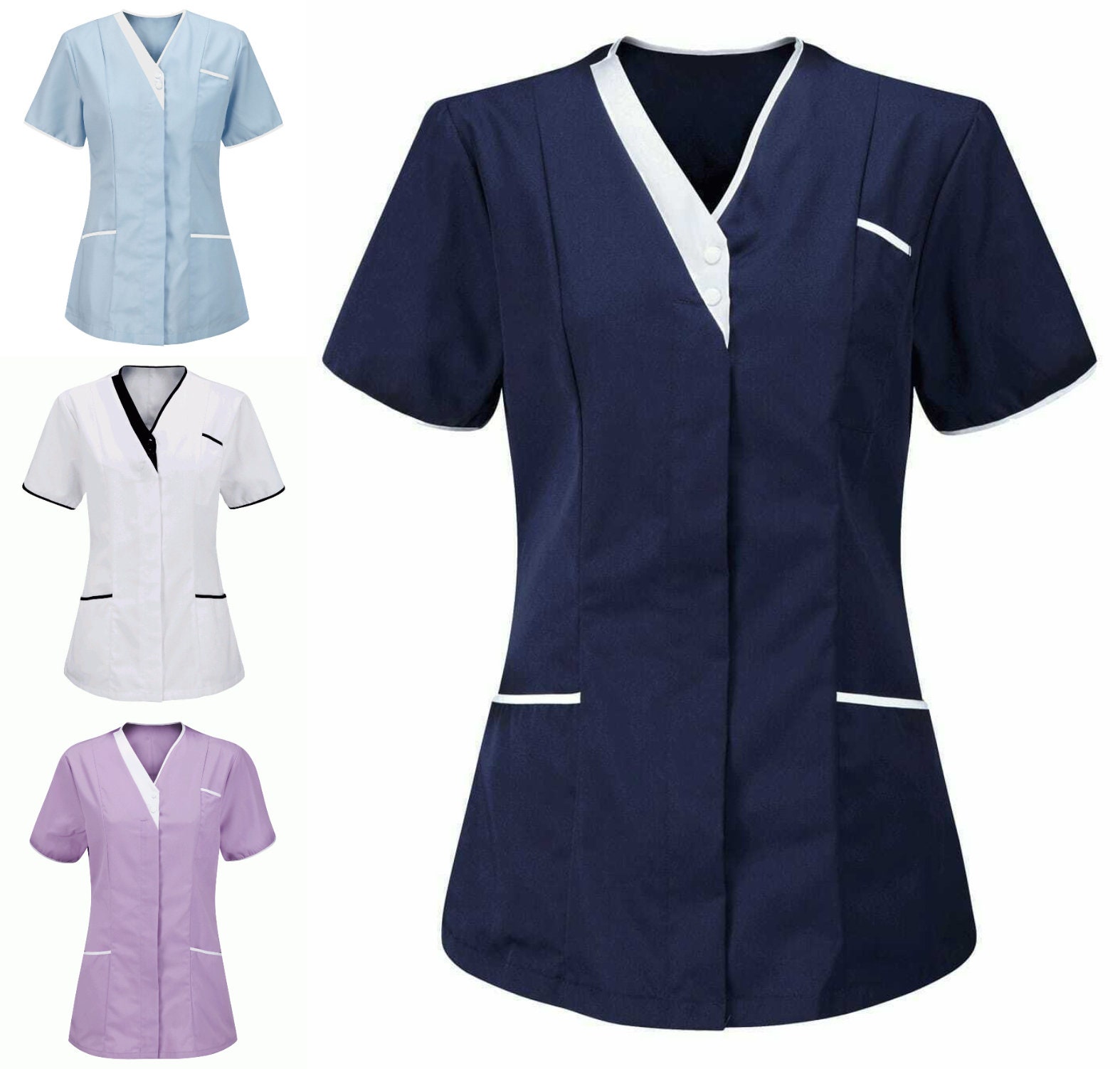 Graced 2 Fit Scrubs G2F Never Ruffled, Nurse, Top, Medical Uniforms -   Canada