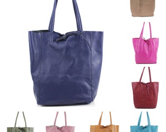 Ladies Leather Shopper Bag Women Girls Open Top Shoulder Hobo Bags Tote Handbags Purses VP8102