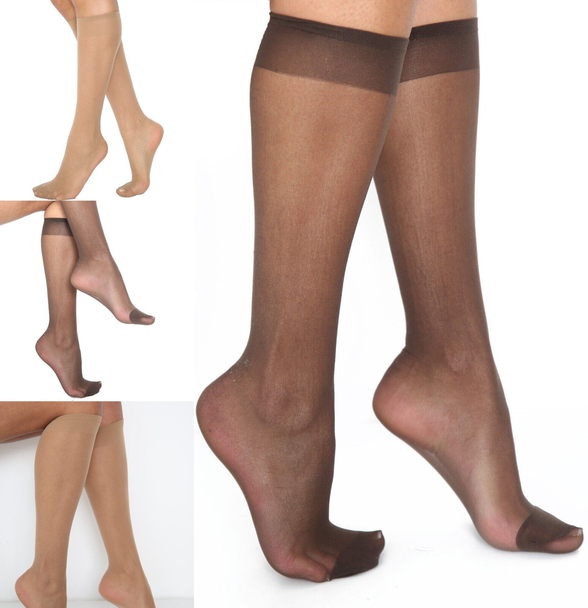 Sheer Relief Womens 60 Denier Trouser Sock  Black  BIG W