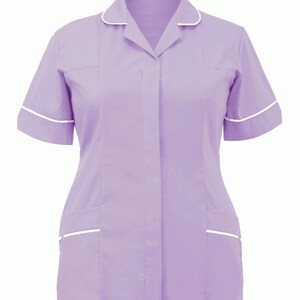 Tandarts Carrière Verpleegkundigen Uniform Tuniek Gezondheidszorg Medisch Ziekenhuis Tops Lilac