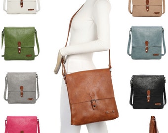 Women Cross Body Shoulder Satchel Bag Purses Ladies Large Travel Handbags Adjustable Strap T8868