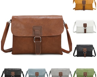 Frauen Schnalle Flap Umhängetasche Taschen Damen Reise Schulter Messenger Handtasche F8525