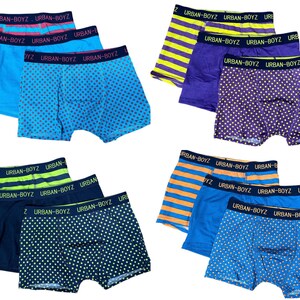 3 Pairs Girls Boxer Shorts Quality 100% Cotton Kids Underwear Plain Trunks  