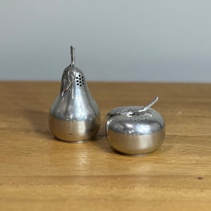 Vintage Hanle Kirk Pewter 塩胡椒入れ Vintage Hanle Kirk Pewter 塩胡椒入れ