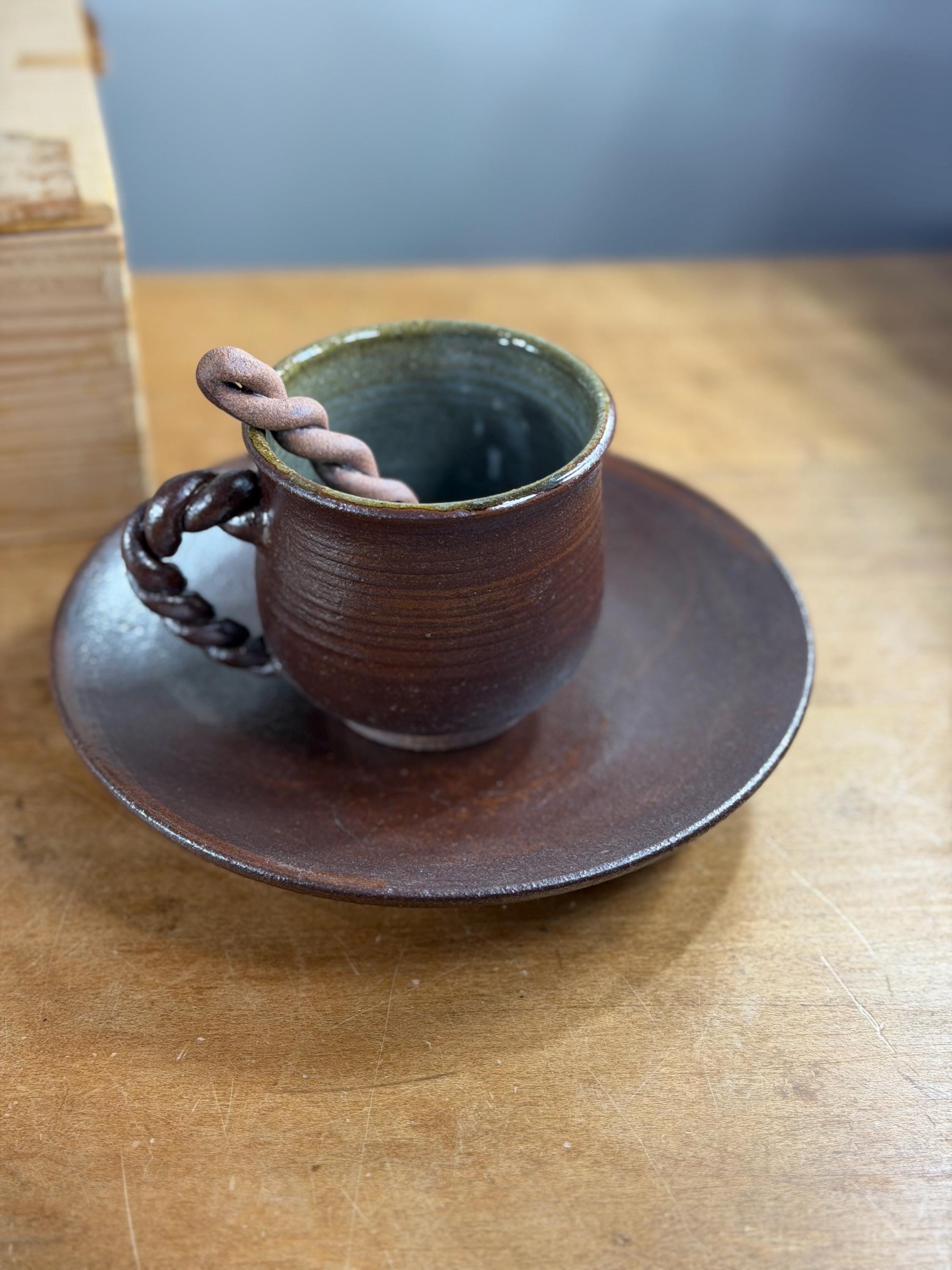 Vintage Aomori Tsugaru Kanayama Pottery Cup and Saucer - Etsy