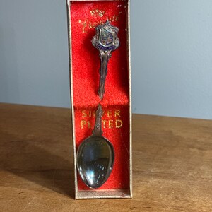 Vintage Silver Collector Souvenir Spoon- Beaulieu ~ in Box ~ Deadstock