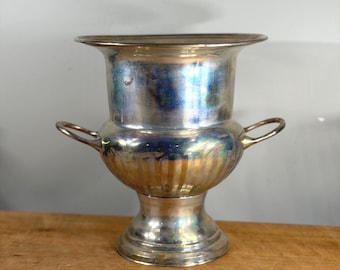 Silver Plate Champagne Bucket Trophy Style Wine Cooler LARGE