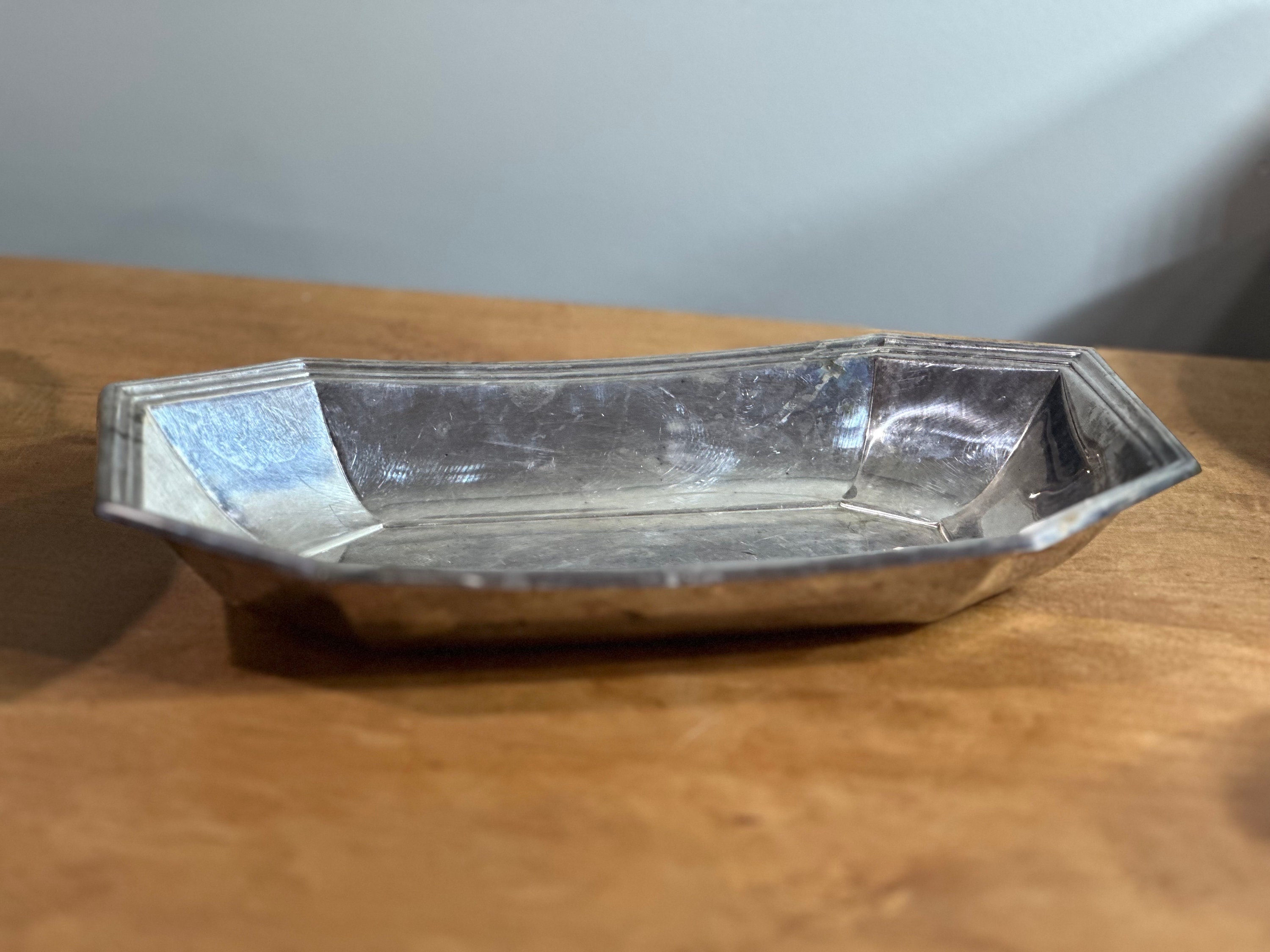 Vintage Wallace Silversmiths Silver Plate Sheffield Bread Tray