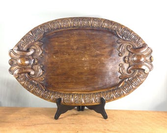 SEHR GROSSES Holztablett