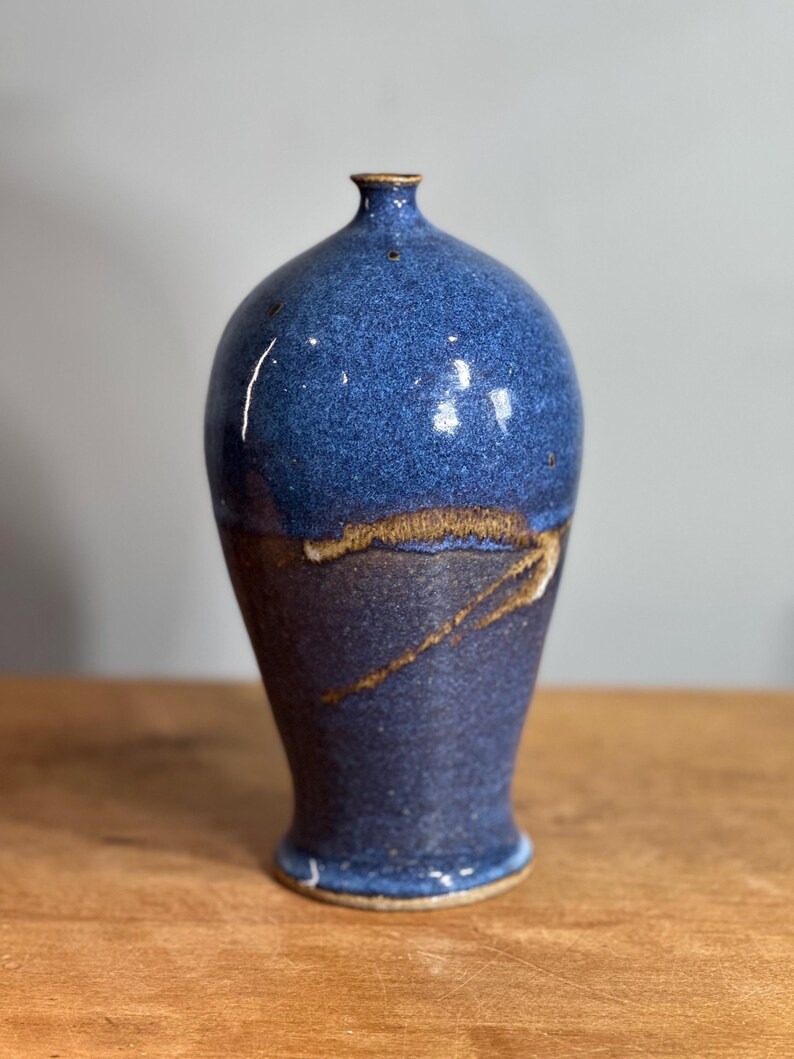 Vintage Studio Pottery Bud Vase Bowl ~ Texture Drip Glaze ~ Signed - Etsy