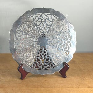 Vintage Silver Trivet ~ Towle Silverplate