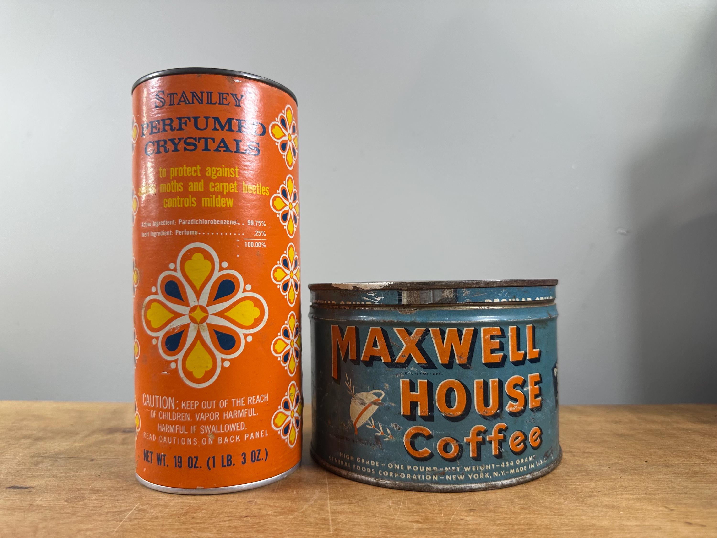 Maxwell House Lipton ヴィンテージ缶 2個セット Maxwell House Lipton ヴィンテージ缶 2個セット 美術品・アンティーク