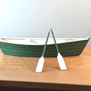 Vintage Holzskiff Bootsmodell