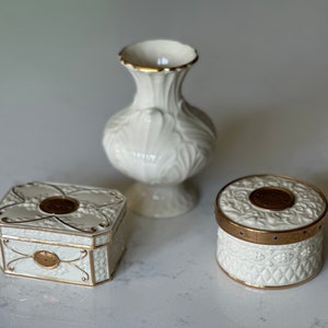 Lennox China Treasures - YOU PICK - round rectangle jewelry trinket box vase Twins Bridesmaids sisters Wedding