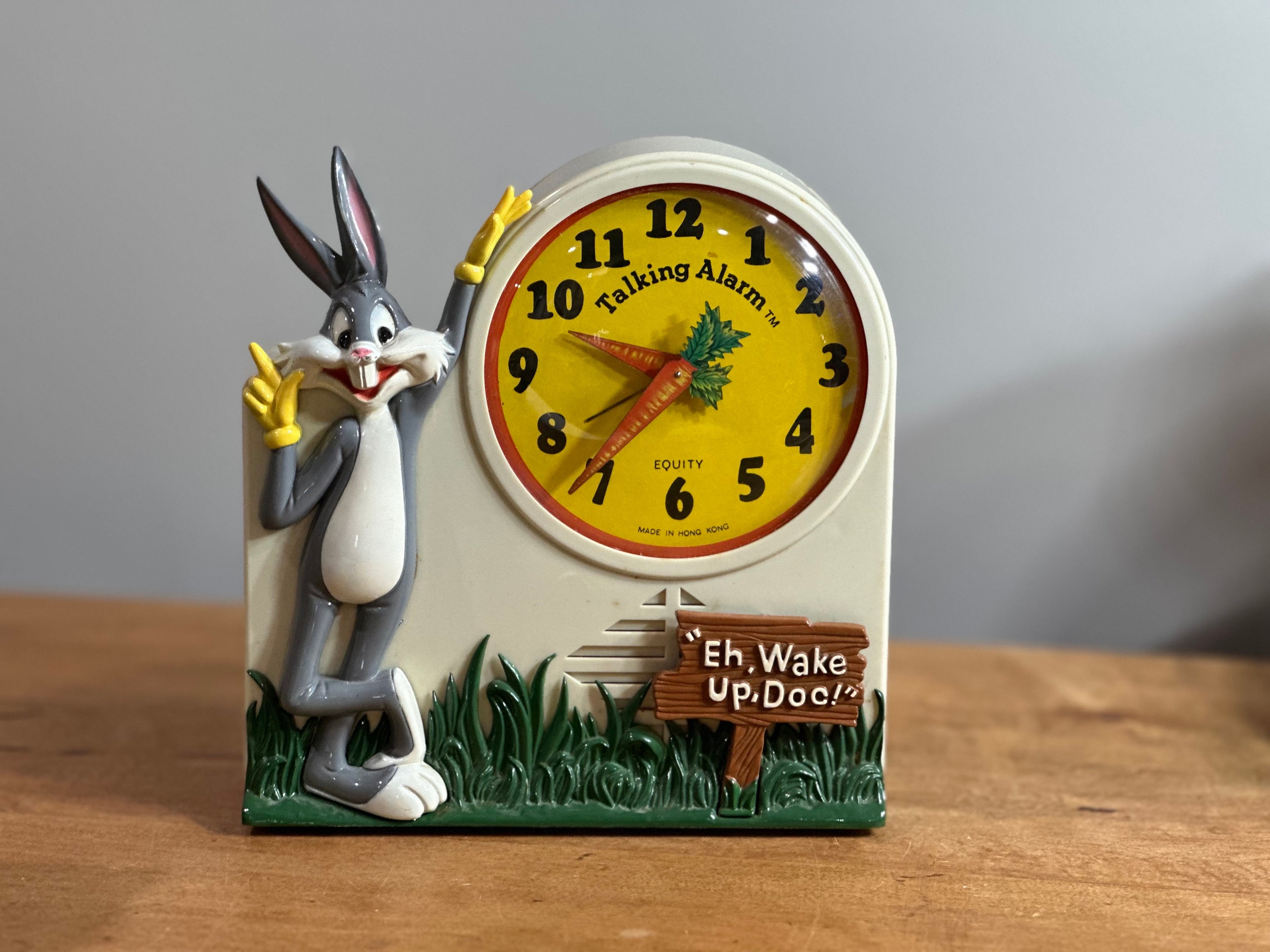 Bugs Bunny Alarm Clock ~ Vintage 1970's - Etsy