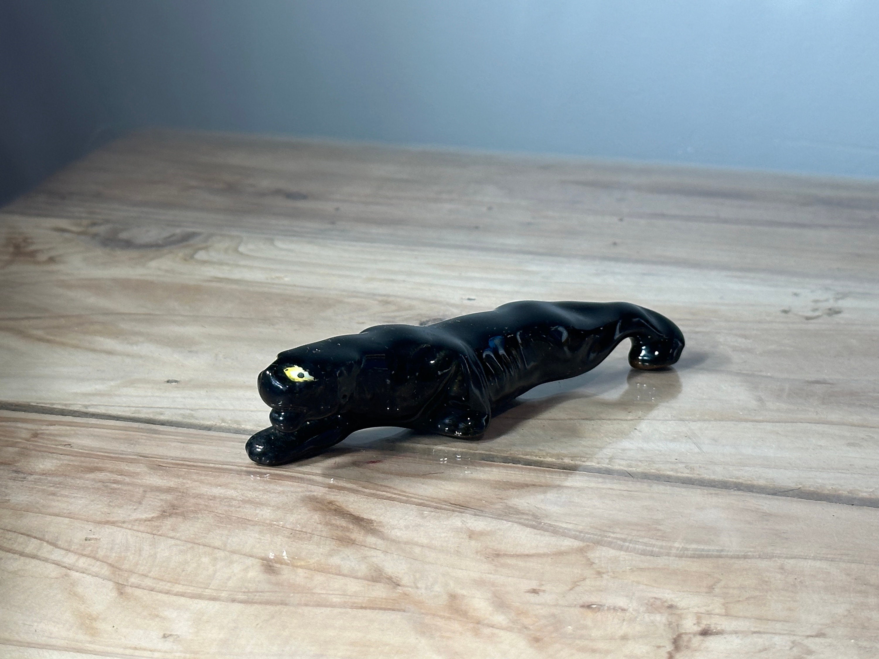 Vintage Crouching Black Panther ~ Made in Japan ~ MCM - Etsy