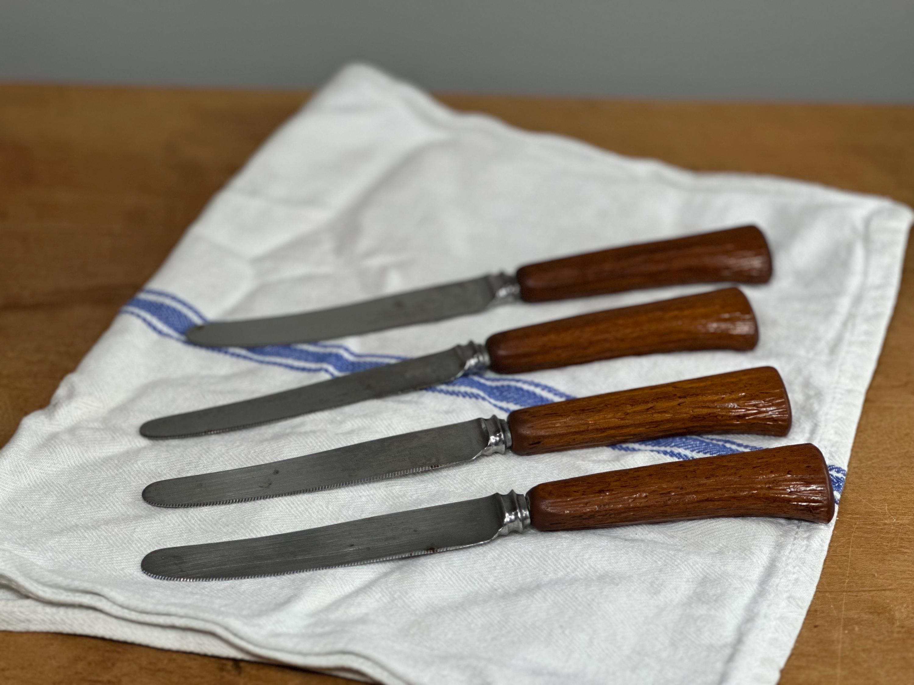 Beau Couteau à fromage en argent XIXe manque virole Long 19