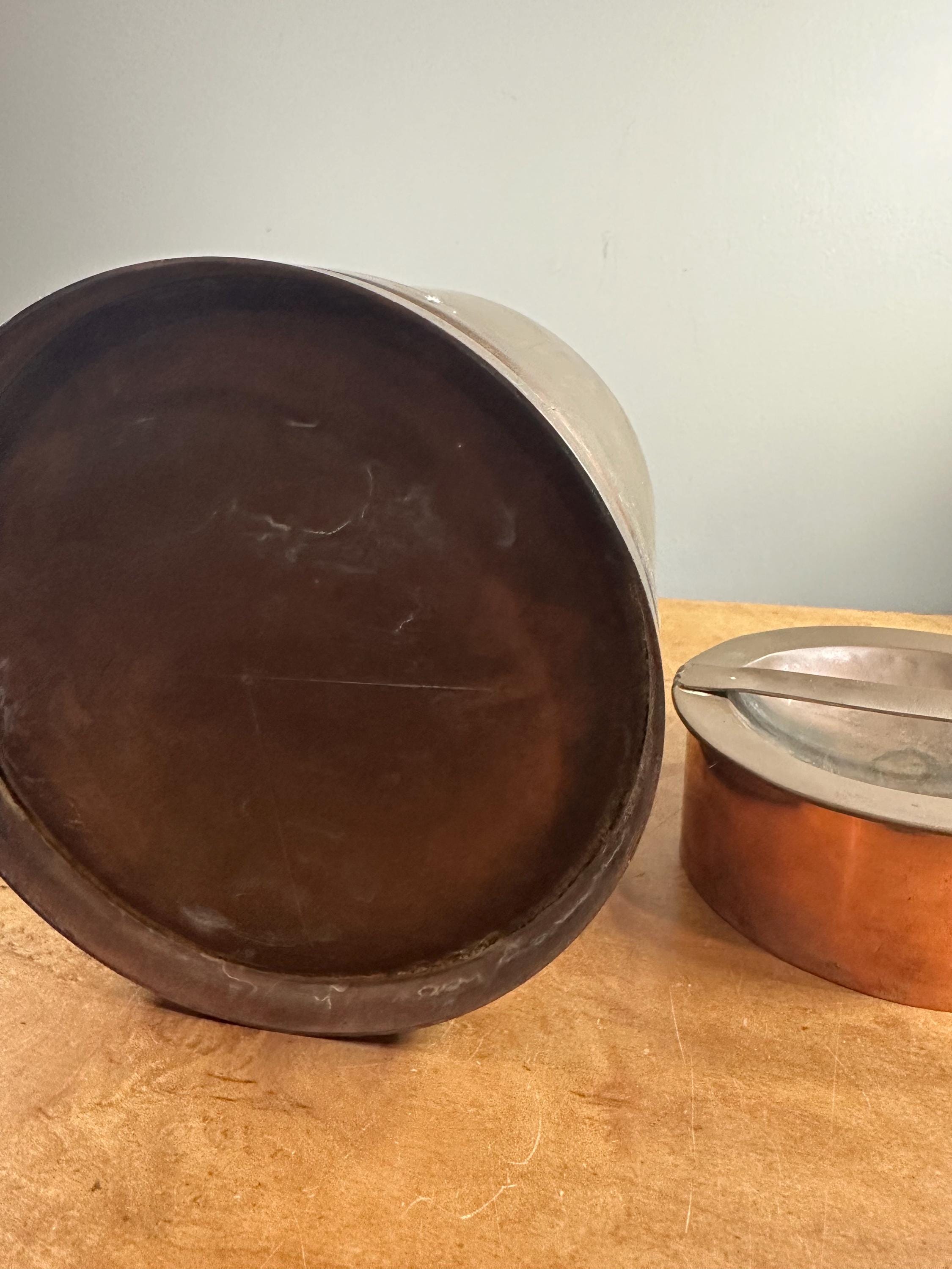 銅製のミルク缶またはミルクチャーン ～大きくて重い～ フランスの