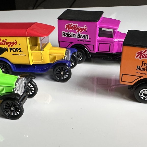 Cereal Toy Cars Etsy