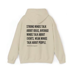 Mental Health Quote Hooded Sweatshirt