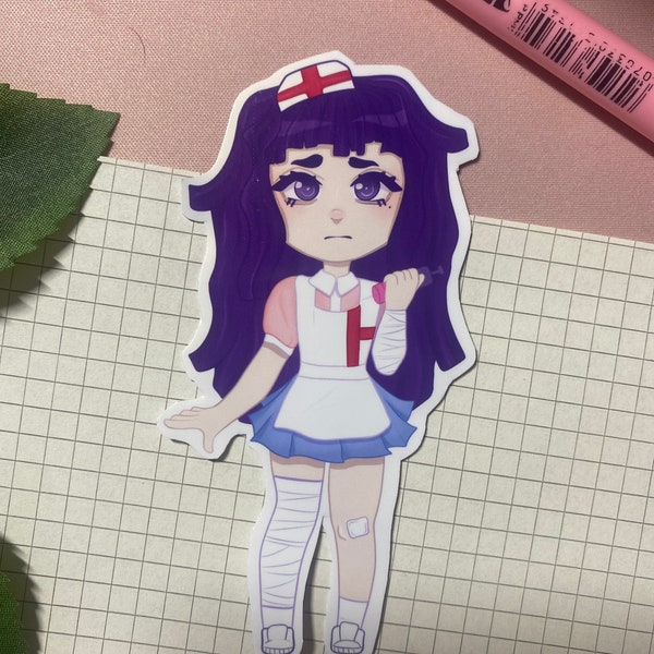 Mikan Tsumiki Sticker | Danganronpa Sticker | Super Danganronpa 2 | Mikan Fanart |