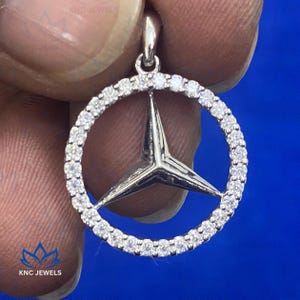 Custom Moissanite Logo Pendant: Iced Out Hip Hop Jewelry