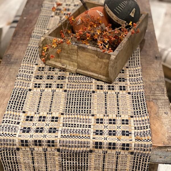Colonial Woven Table Runner Etsy