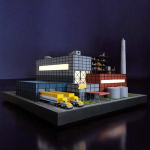Inspired by Childs Play Chucky Play Pals Toy Factory Diorama, Limited Edition, Handmade 1:87 Scale Miniature Toy Factory , Horror Collectors
