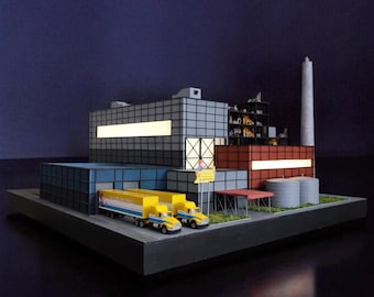 Inspired by Childs Play Chucky Play Pals Toy Factory Diorama, Limited Edition, Handmade 1:87 Scale Miniature Toy Factory , Horror Collectors