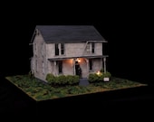 Pre-Order, Inspired by Halloween Movie, Myers Miniature House Replica, Haunted House Diorama, Aged & Weathered, Limited Edition Collectible