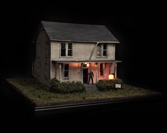 1978 Halloween Movie Michael Myers Horror House Diorama Miniature Model