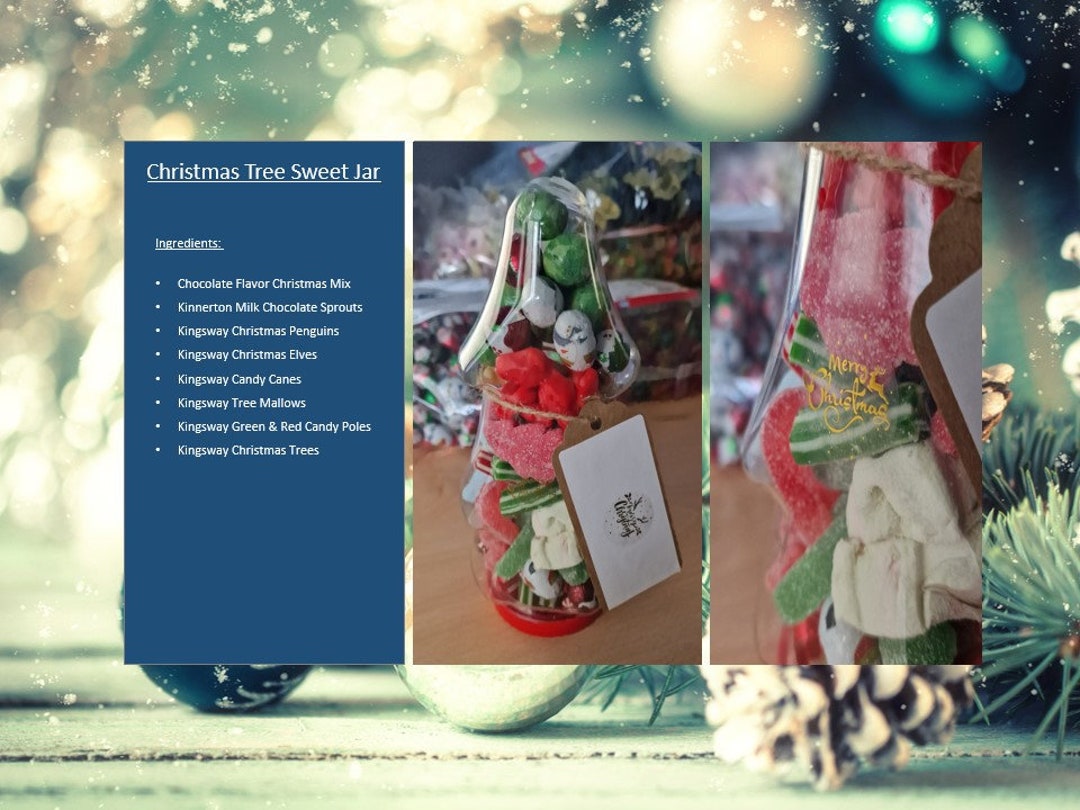 Christmas Tree Sweet Jar Christmas Party Christmas Pick Etsy UK