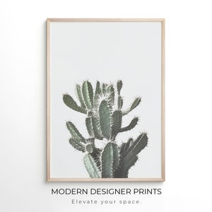 Cactus Print Wall Art | Cactus Art | Desert Print | Nature Print | Nature Art | Cactus Decor | Digital Prints | Cactus Print | Wall Print