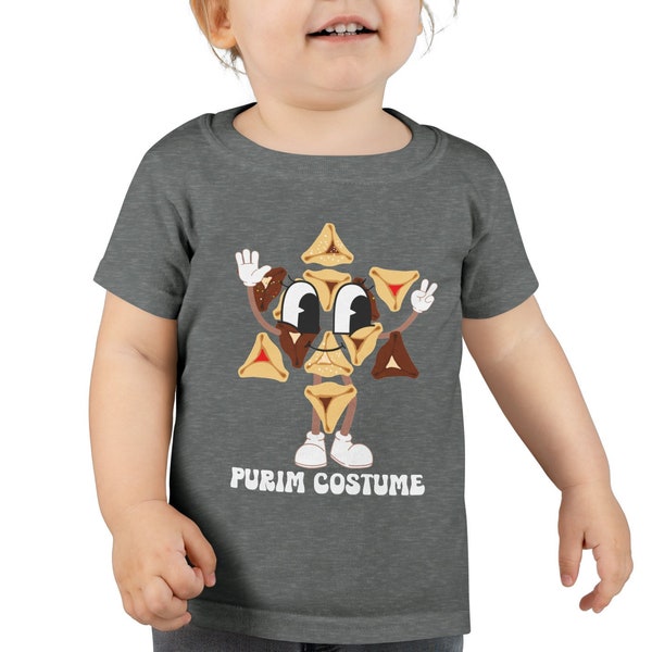 Purim costume, cute hamantaschen shirt, children Purim shirt, funny Purim Toddler T-shirt, Purim gift, grandchild, purim costume,
