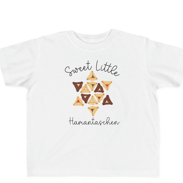 Sweet little hamentaschen shirt, funny Purim shirt , Jewish festival gift, Purim costume, Toddler's Fine Jersey Tee