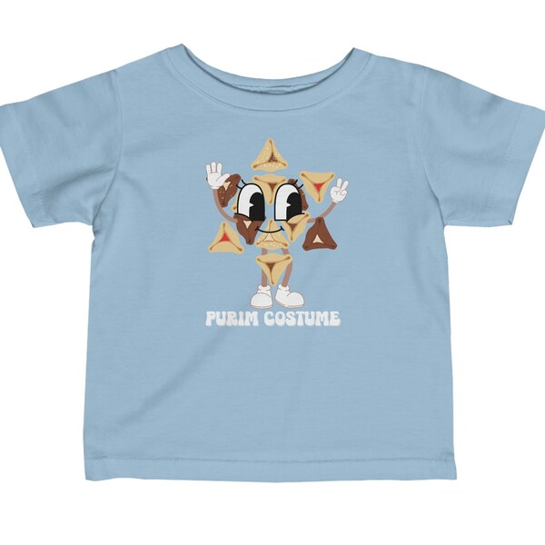 Funny Purim costume, Jewish festival shirt, child Purim shirt, hamantaschen shirt, kids hamantaschen tshirt,  custom Infant Fine Jersey Tee